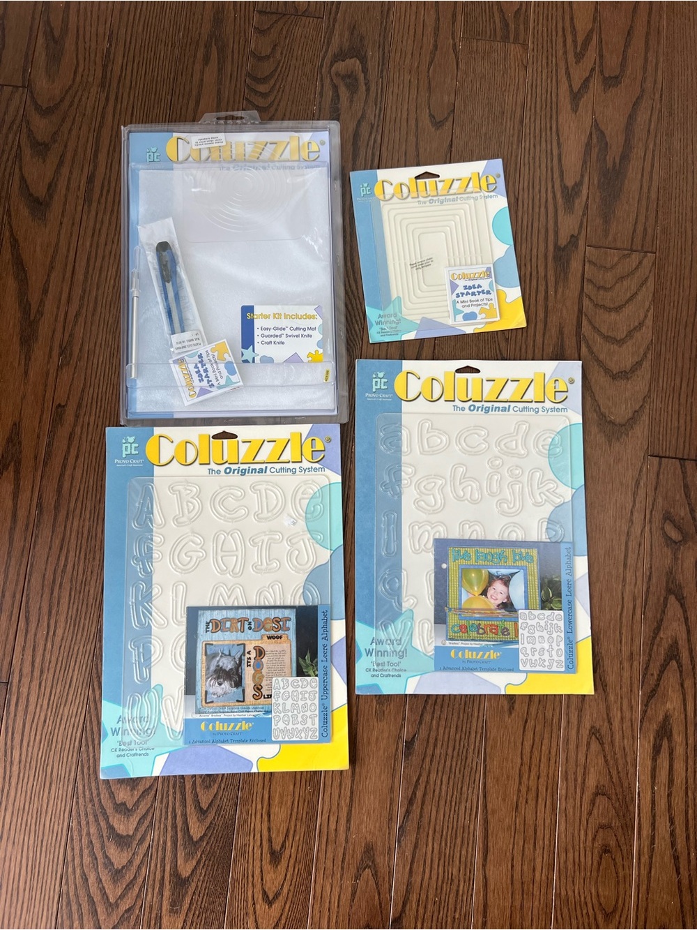 Coluzzle starter kit/ Alphabet & Cutting System Set all brand NEW